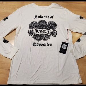 RVCA rose long sleeve shirt WITHOUT tags still like new, smoke free home